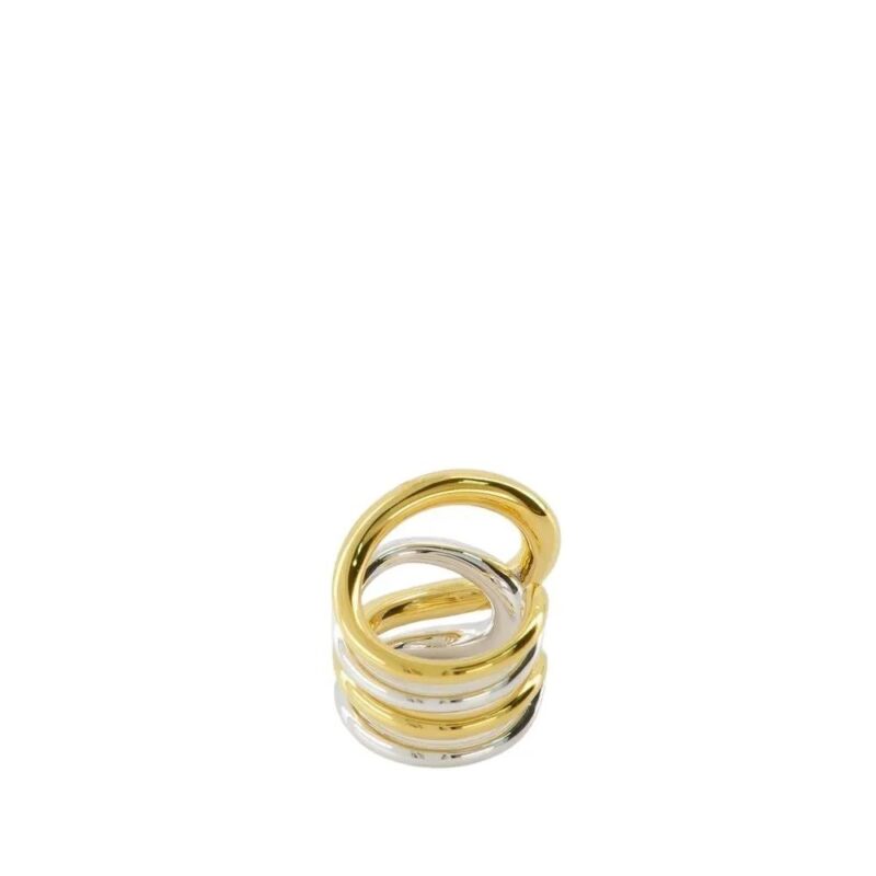 Charlotte Chesnais Ringen - Daisy Ring - Silver/18K Gold Plated in gold