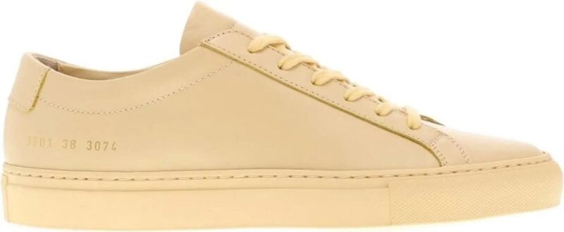 Common Projects Sneakers - Original Achilles Low Yellow Sneakers in geel