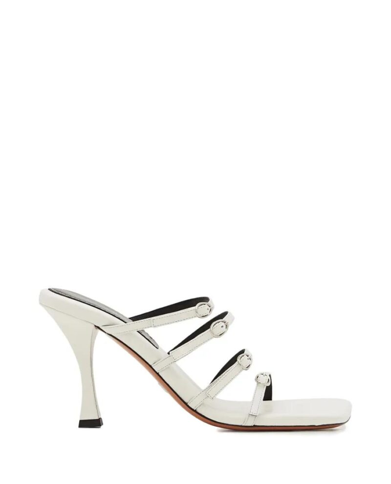 Proenza Schouler Sandalen - 95mm Leather Sandals in wit