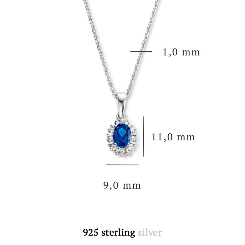 Parte Di Me Kettingen - Parte Di Me Sorprendimi damen Geschenkset Silber P in blue - Afbeelding 3