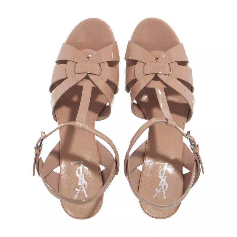 Saint Laurent Sandalen - Tribute Sandals Leather in poeder roze - Afbeelding 3