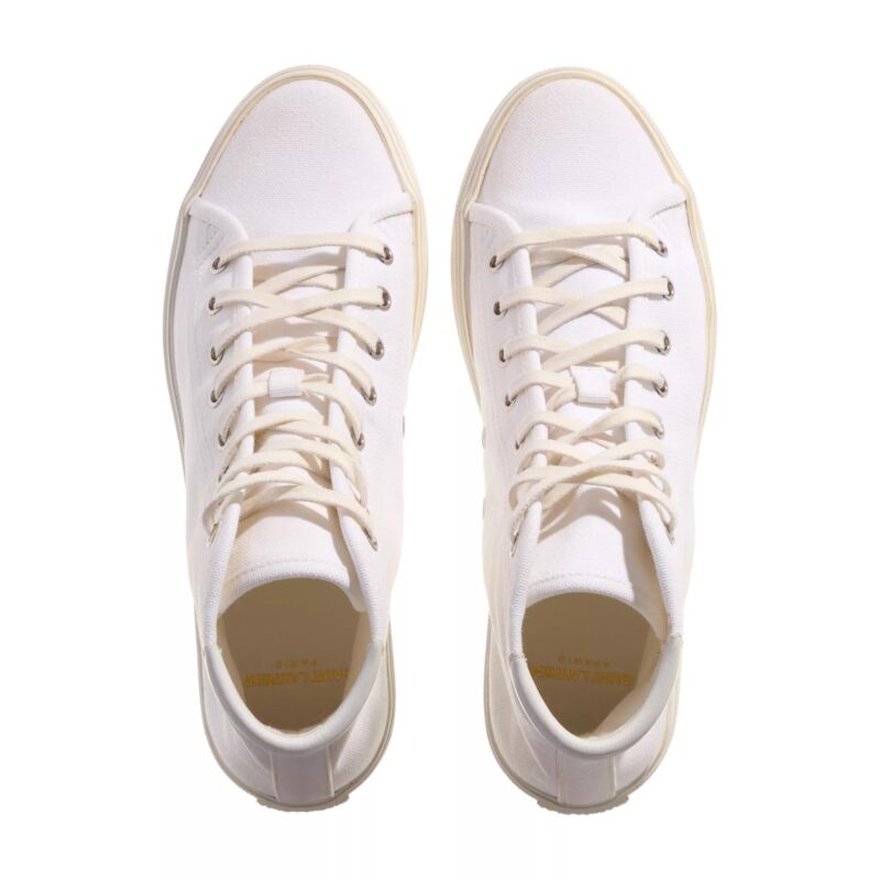 Saint Laurent Sneakers - Malibu Hightop Sneaker in wit - Afbeelding 3