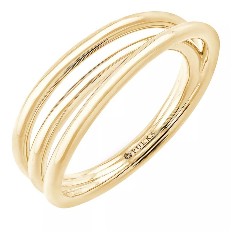 Pukka Berlin Ringen - Braid Spring Ring in gold