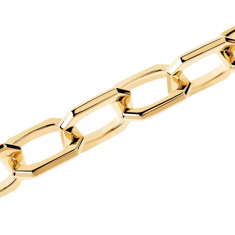 PDPAOLA Kettingen - Small Signature Chain Necklace in gold - Afbeelding 3