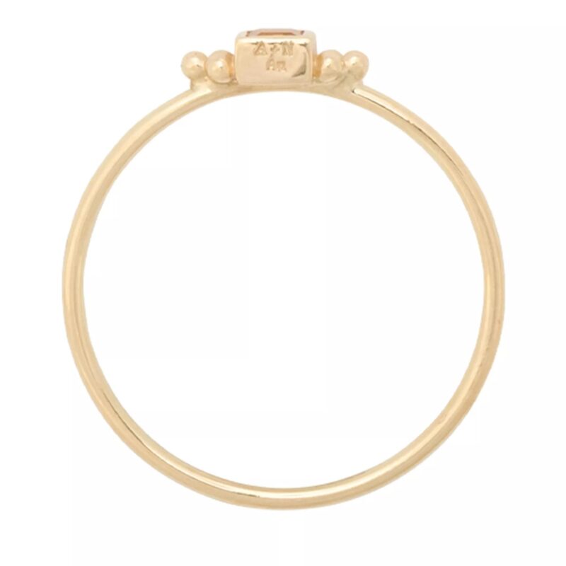 Anna+Nina Ringen - Honeysuckle Ring 14K in orange - Afbeelding 2