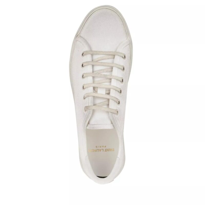 Saint Laurent Sneakers - Malibu Canvas Sneakers in wit - Afbeelding 2