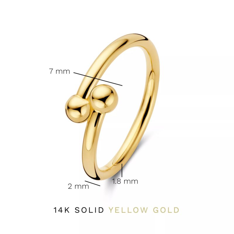 Isabel Bernard Ringen - Rivoli  14 Karat Ring in gold - Afbeelding 2